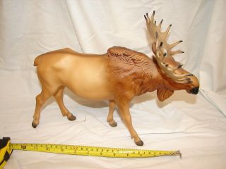 Vintage Breyer Horse Molding Co.  Large Walking Light Brown Tan Moose