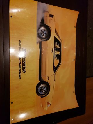 Rare B.  F Goodrich Ford Mustang 5.  0 Poster Laminated Grommets