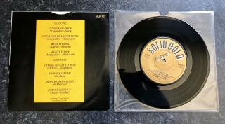 Shakin’ Stevens SHAKY SINGS ELVIS PRESLEY 7” Vinyl EP SOLID GOLD LABEL 1981 Rare 5