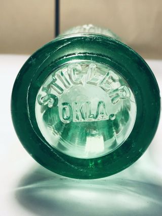 Stigler Okla (oklahoma) Patent 1923 Coca Cola Hobbleskirt Soda Coke Bottle