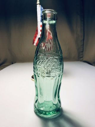 STIGLER OKLA (Oklahoma) Patent 1923 Coca Cola Hobbleskirt Soda Coke Bottle 2