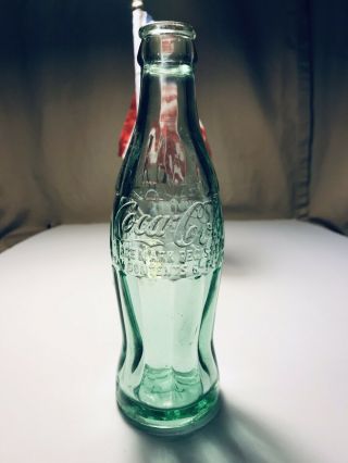 STIGLER OKLA (Oklahoma) Patent 1923 Coca Cola Hobbleskirt Soda Coke Bottle 4