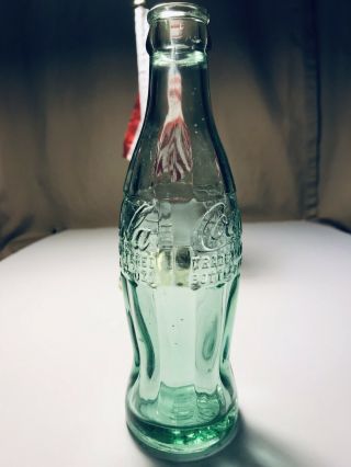 STIGLER OKLA (Oklahoma) Patent 1923 Coca Cola Hobbleskirt Soda Coke Bottle 5