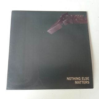 Metallica - Nothing Else Matters - Vinyl 7 " Single Uk 1st Press Solid Centre