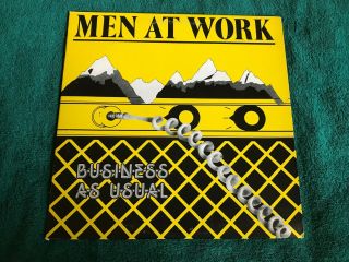 Men At Work Business As Usual Colin Hay 1982 Columbia Records Lp Rock Pop Vinyl