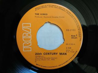 THE KINKS 20th Century Man JAPAN 7 