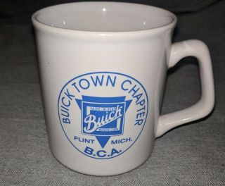 Buick Club Of America Town Chapter Bca Flint Michigan Car Gm Coffee Cup Mug 1996