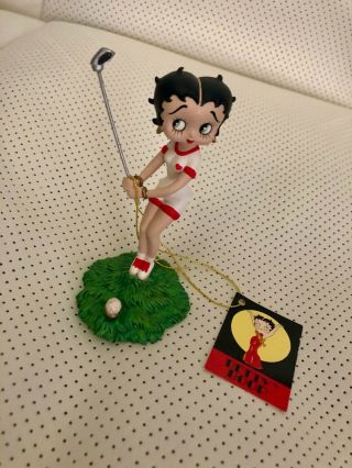 Betty Boop Golf Figurine 1999 [retro] [open Box] Classic