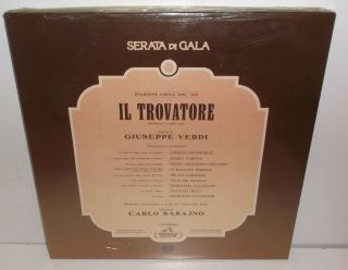 3c 153 17083/85 Verdi Il Trovatore Teatro Alla Scala Carlo Sabajno