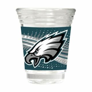 Philadelphia Eagles Party Shot Glass Team Graphics 2oz.