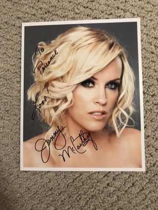 Jenny Mccarthy Autographed 8x10 Playboy Playmate Of The Year