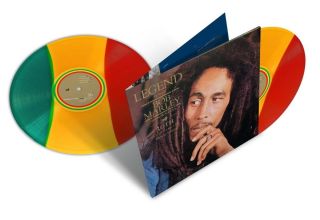 Bob Marley Legend (b0020867 - 01) Best Essential Rasta Tri - Colored Vinyl 2 Lp