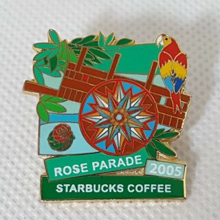 Starbucks Coffee Rose Bowl Parade Ncaa Football Lapel Pin 2005