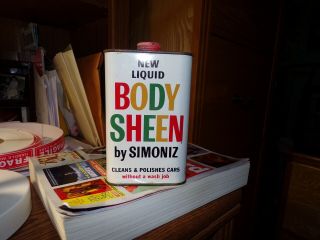 Vintage Body Sheen Cleaner And Polish By Simoniz