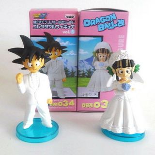 Goku/Gokou & ChiChi Figure Toys Wedding Cake Topper Gifts Dragon Ball Z DBZ Son 4