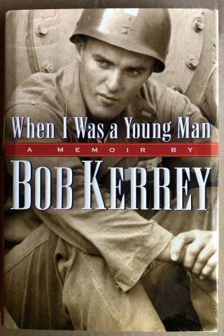 Medal Of Honor Recipient,  Bob Kerrey Signed Book,  “when I Was A Young Man”