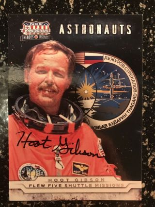 " Hoot Gibson " Signed Autographed Trading Card Nasa Astronaut