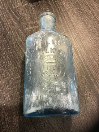 Antique Bottle Phillips Milk Of Magnesia Blue Glass Aug 21,  1906