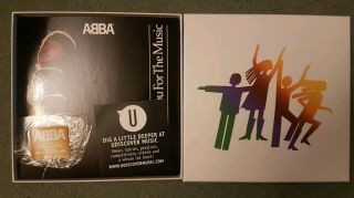 Abba 3 X Coloured 7 " Vinyl Singles Box Set The Album Opened But Not Played.