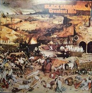 Black Sabbath Greatest Hits 1981 Italian Issue Vinyl Lp
