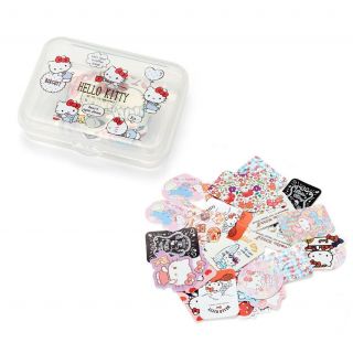 Hello Kitty Sanrio Stickers 40pcs with Plastic Case (Designed in Japan) 2