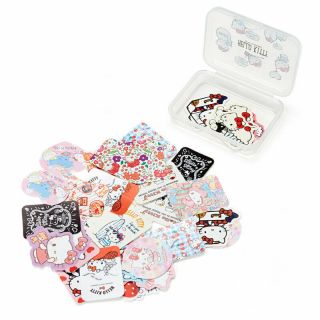 Hello Kitty Sanrio Stickers 40pcs with Plastic Case (Designed in Japan) 5