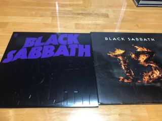 Black Sabbath Master Of Reality & 13 Vinyls.  Great Shape.  Poster Incl