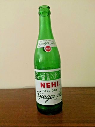 1948 Nehi Ginger Ale 12 Oz Bottle - R.  C.  Bottling Co.  - Greenville,  Sc - Vintage/rare