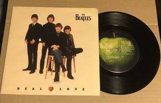 The Beatles - Real Love - Picture Sleeve Usa 7 " Vinyl -