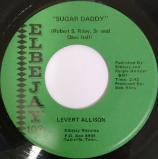 Rare Funk 45 - Levert Allison - Sugar Daddy / You Made A World