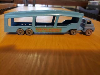 Old Vintage Lesney Matchbox A - 2 Car Transporter With Gray Wheels