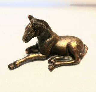 Bronze Horse Statue Figurine Vintage Equestrian Art Cast Kentucky Derby Store