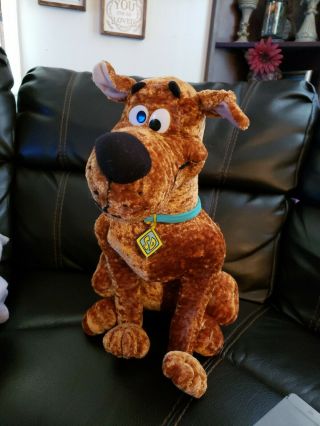 Scooby Doo 22 - 24 " Plush Stuffed Dog Giant Jumbo Large Hanna - Barbera Toy Factory