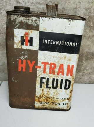 Vintage International Harvester Hy - Transmission Fluid 1 Gallon Can
