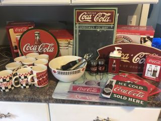 Coca - Cola Kitchen Set And Decor