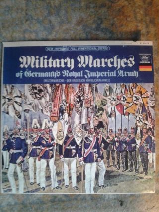 German Military Marches,  Vinyl Long Play Record,  11 Marches