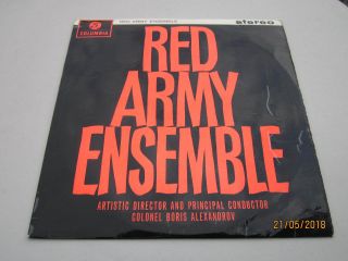 Columbia Sax 2487 - The Red Army Ensemble - Uk 1st B/s Pressing