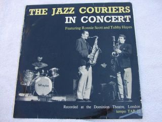Tubby Hayes,  The Jazz Couriers In Concert.  Tempo Tap 22.  Vg,