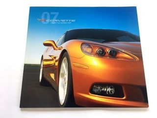 2007 Chevrolet Corvette Deluxe Sales Brochure Book Z06