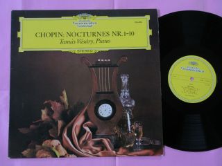 Chopin Nocturnes Nos 1 - 10 Tamas Vasary Piano Deutsche Grammophon Lp 136 486 Dg