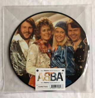 Abba - Waterloo - 40th Anniversary Uk 7 " Picture Disc (vinyl Record) Ltd Edition