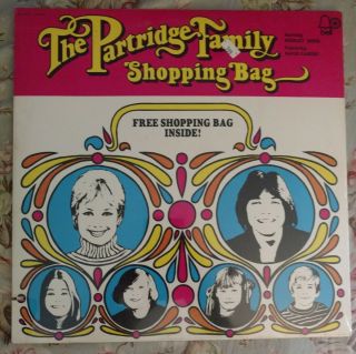 The Partridge Family Shopping Bag 1972 W/ Cut Out Notch