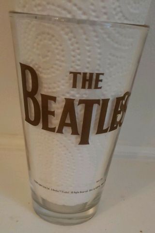THE BEATLES RUBBER SOUL ALBUM COVER PHOTO DRINKING GLASS 4