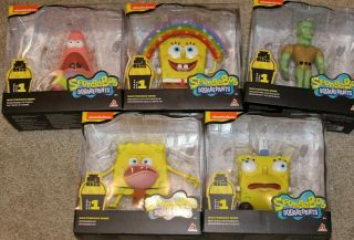 Full Set Of 5 Masterpiece Memes Spongebob Squarepants Squidward Patrick Rare