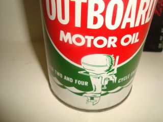 RARE STA COOL OUTBOARD MOTOR OIL CAN 1 QT SPECIAL MOTOR OIL CHICAGO 5