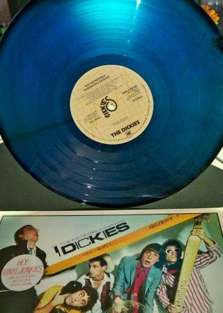 The Dickies - Incredible Shrinking Dickies,  Blue Vinyl,  1979 A&m Uk,  Ex