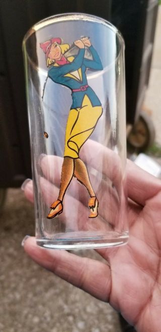 Vintage Peek A Boo Naked Nude Girl Highball Glasses Risque Pinup Nifty.
