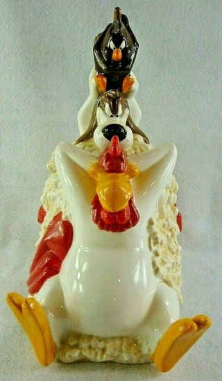 Warner Brothers Looney Tunes Foghorn Leghorn And Friends Cookie Jar Collectible