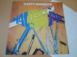 Happy Mondays Hallelujah Lp Play It Again Sam Records ‎fact 260 Ex,  /nm