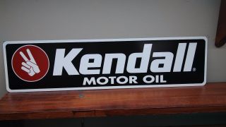 Kendall Oil Aluminum Sign 6 " X 24 "